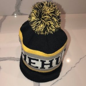 The Hundreds Division Black Pom Beanie